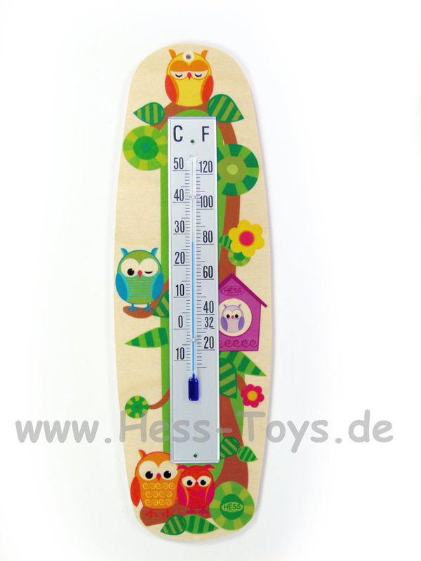 Thermometer Eulen